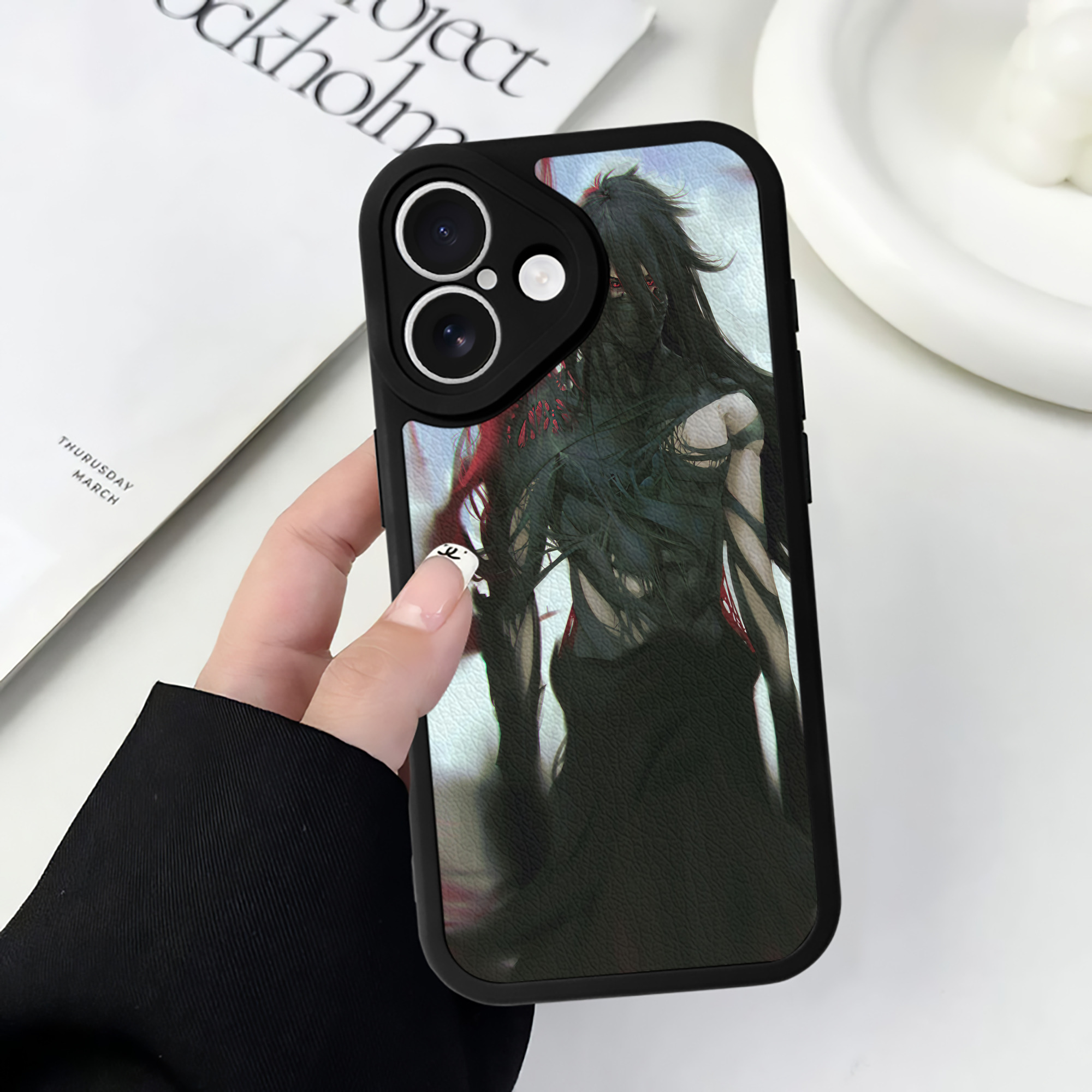 （画像用） ブリーチ BLEACH 【iPhone 16シリーズ対応】シリコンスマホケース（レザー調） 材質：シリコン